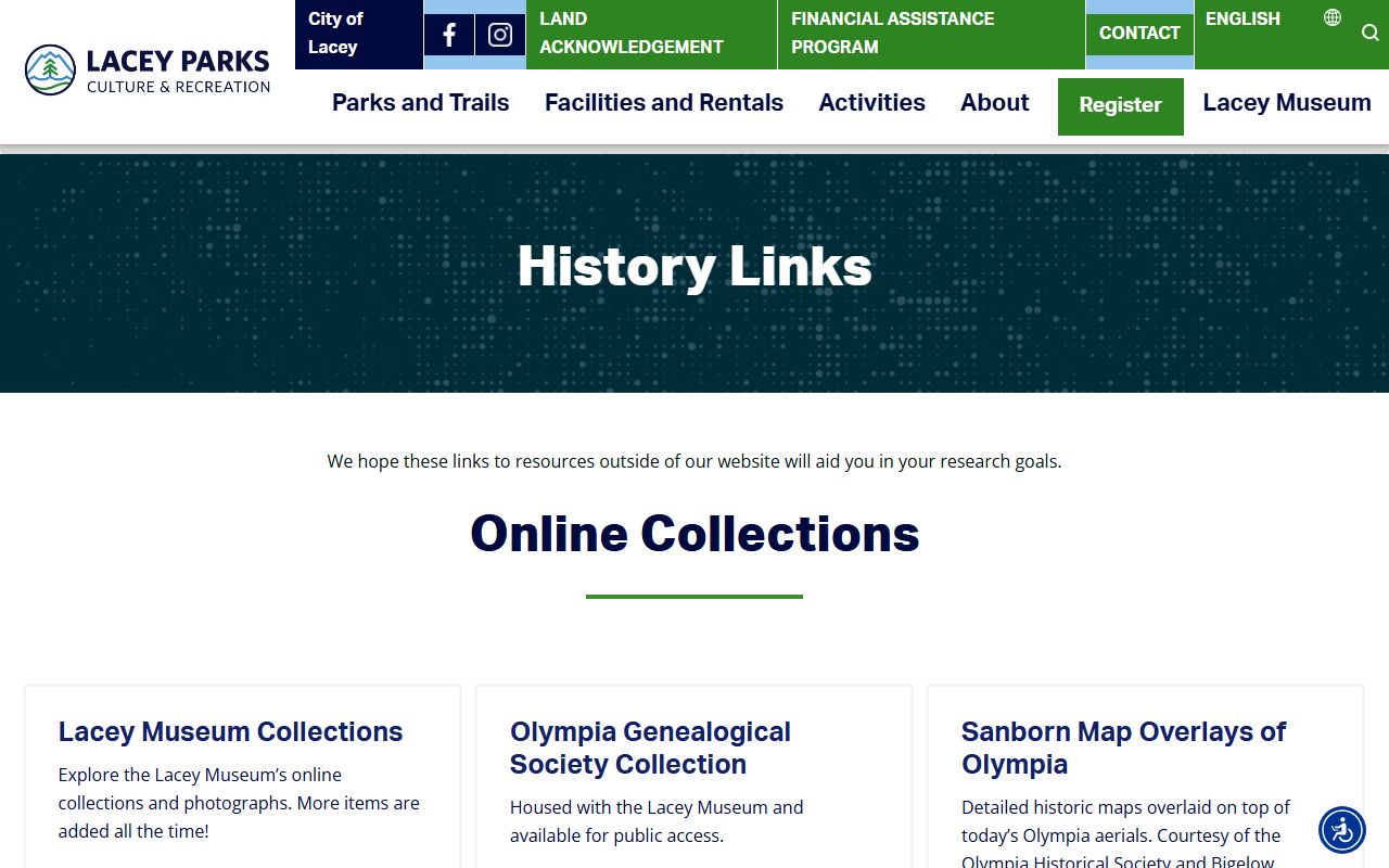 Thurston County vital records page for Lacey Washington death certificates