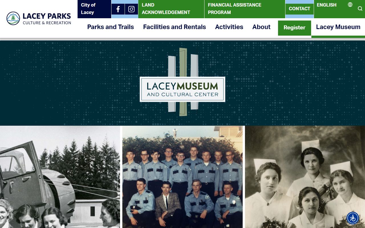 Lacey Museum historical collections for obituary and local history research