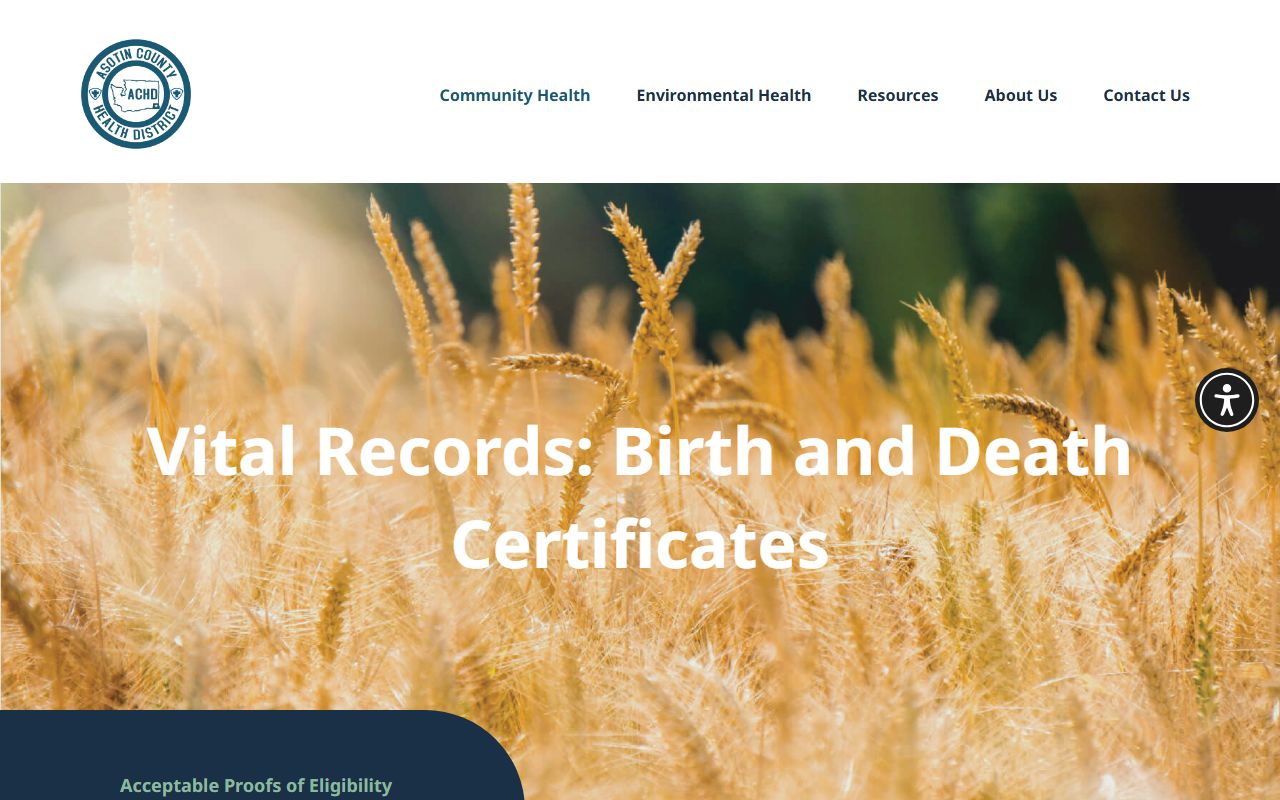 Asotin County obituary death records