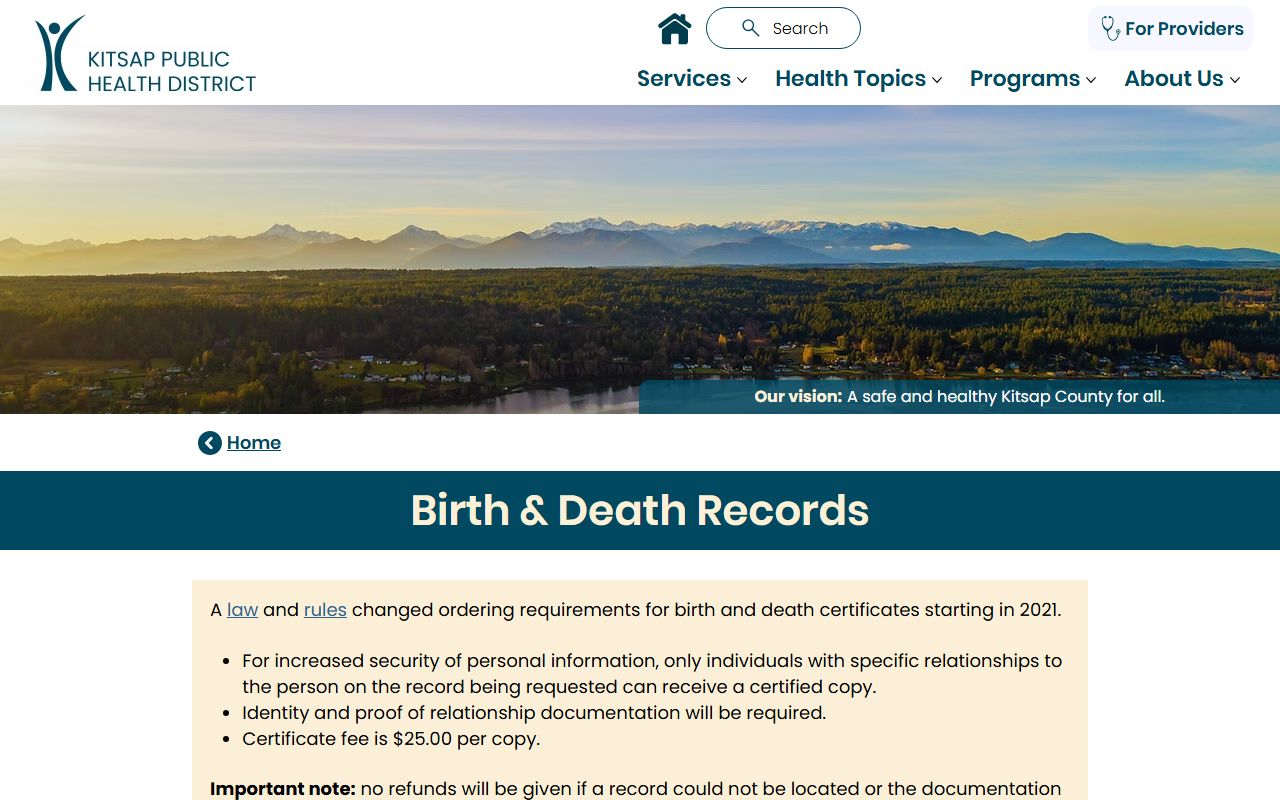 Kitsap County obituary death records