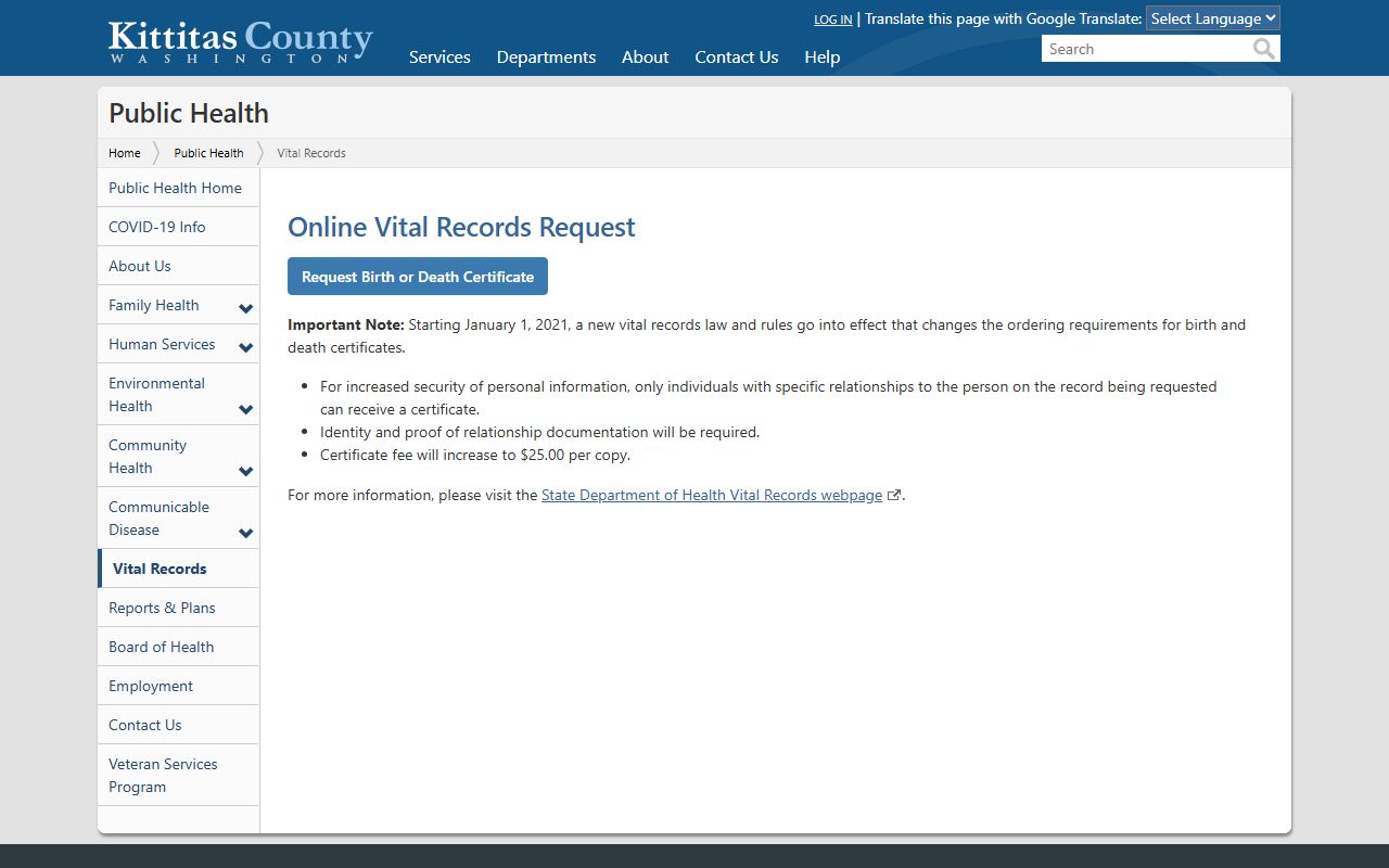 Kittitas County obituary death records