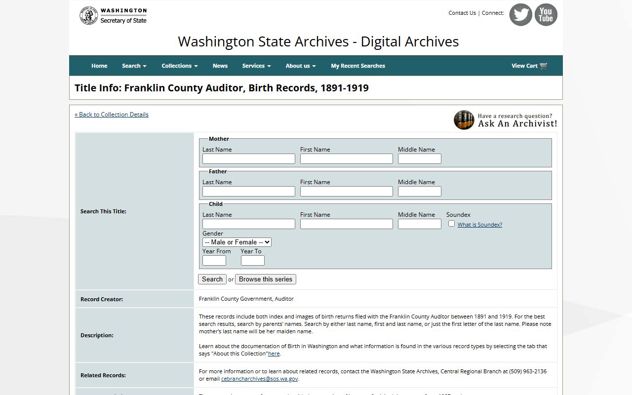 Whatcom County obituary death records digital archives